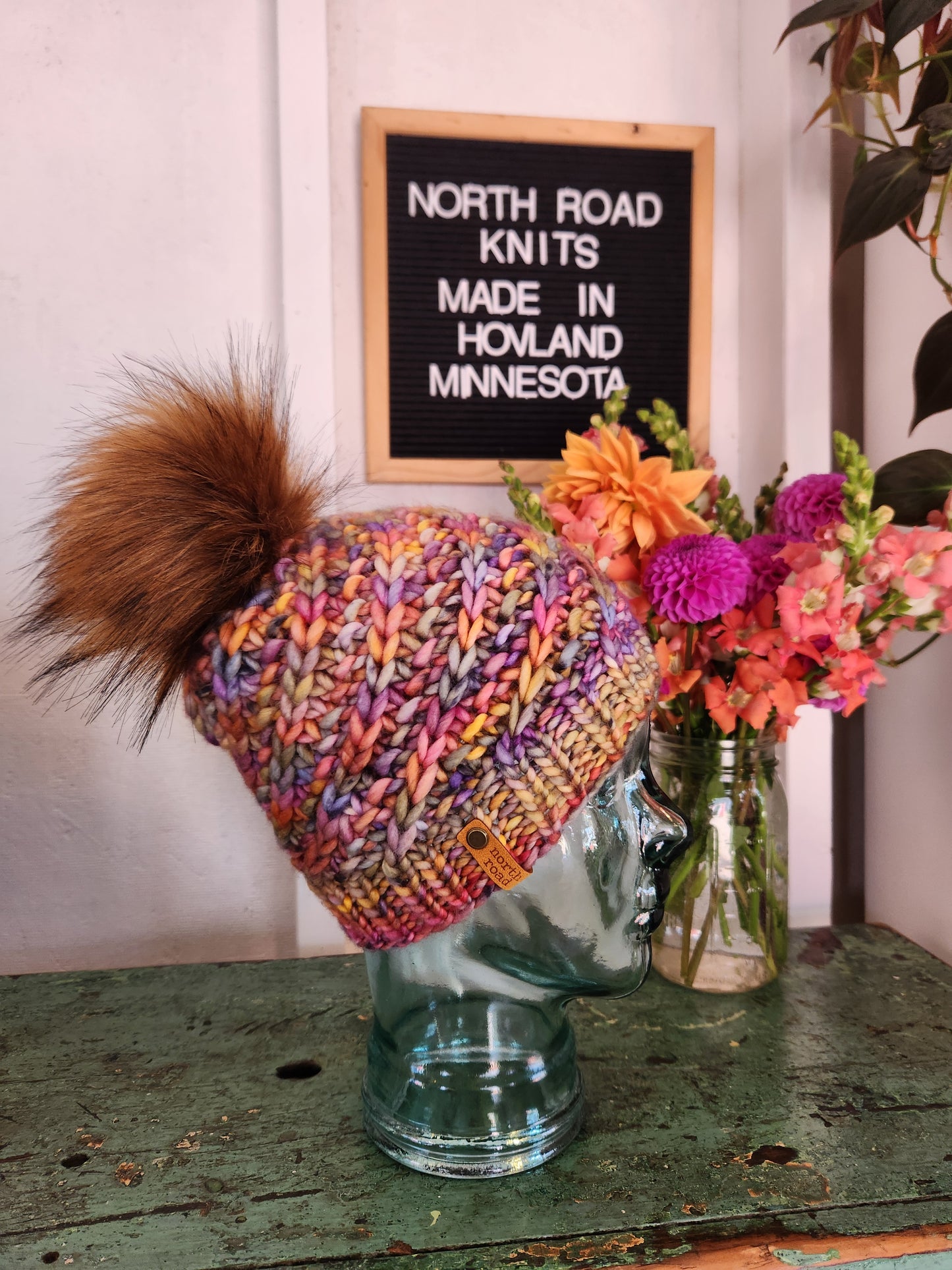 Merino Wool Pom Hat