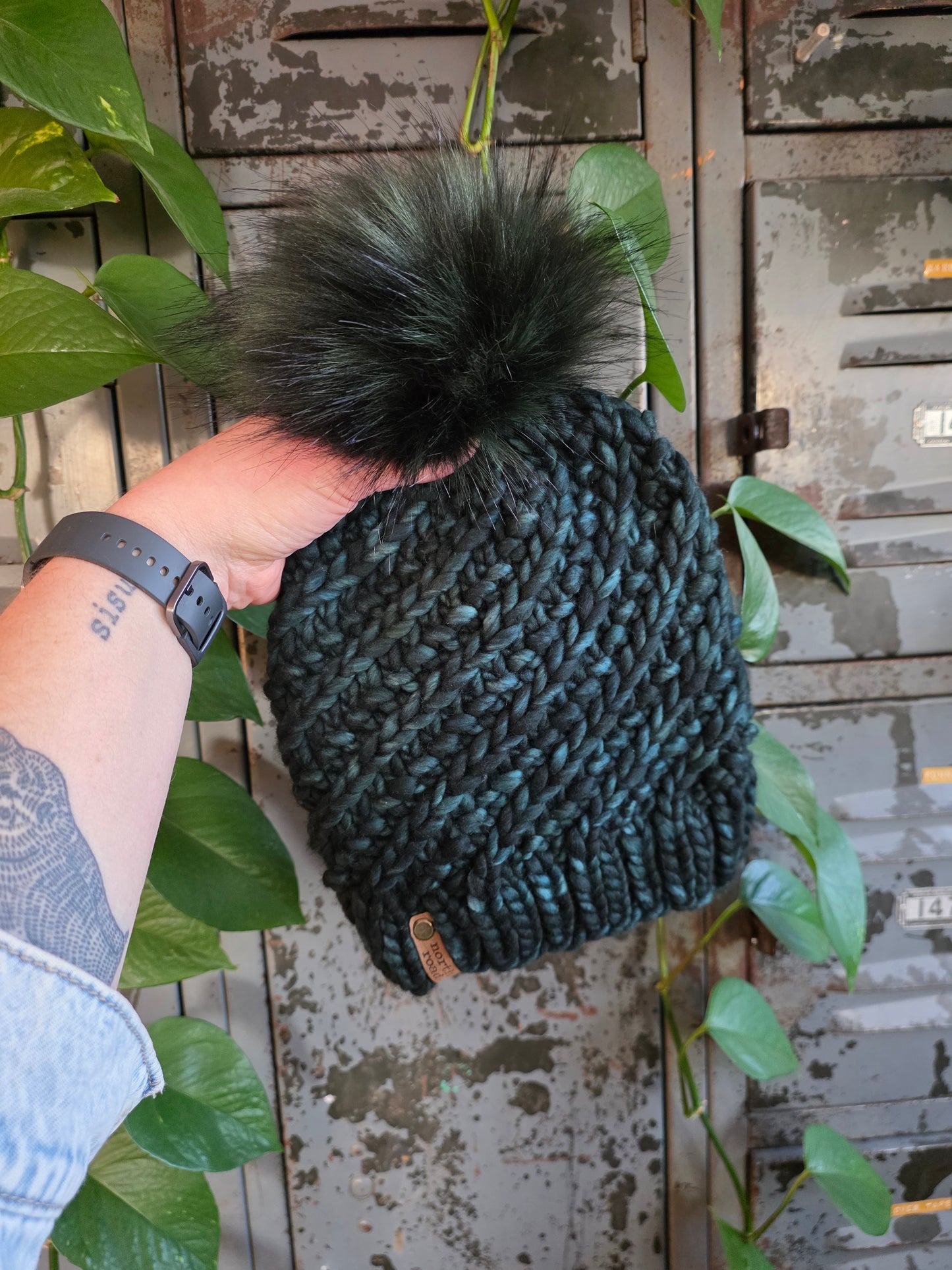 Merino Wool Pom Hat