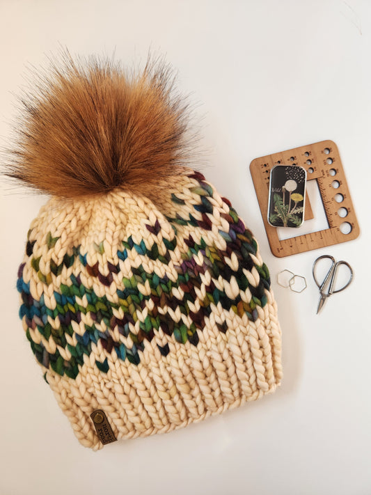 Merino Wool Pom Hat