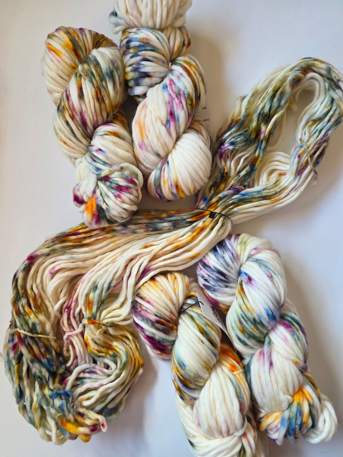 Stitch Hiker Designs Hand Dyed Yarn | Super Bulky | Dried Flowers