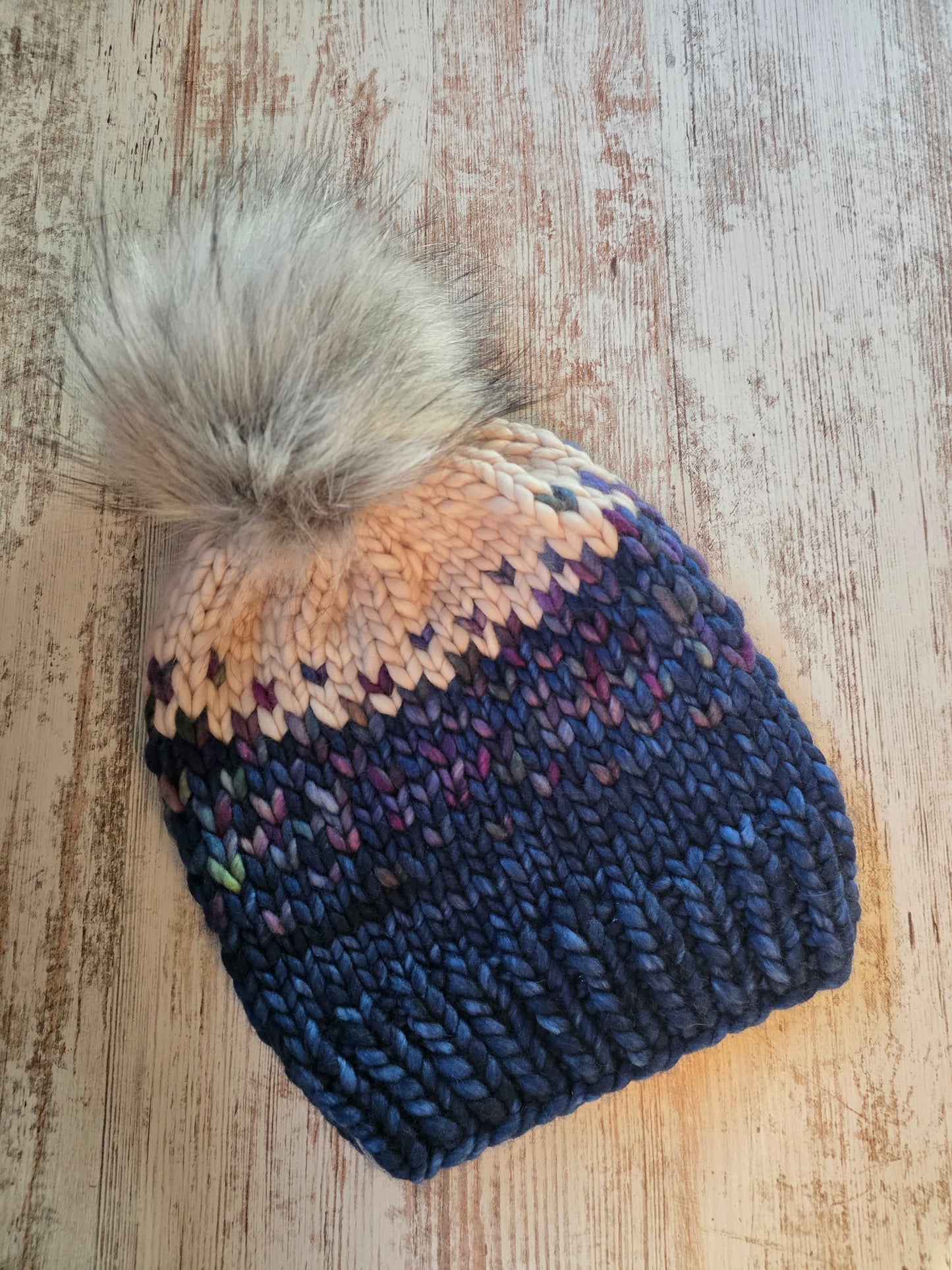 Merino Wool Pom Hat