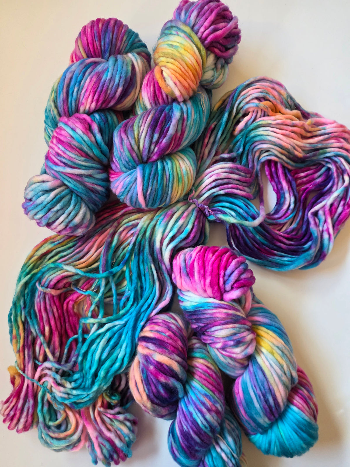 Stitch Hiker Designs Hand Dyed Yarn | Super Bulky | Mojave Turquoise