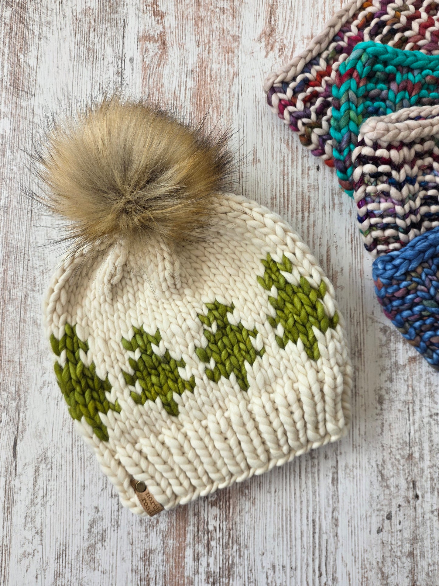 Merino Wool Pom Hat
