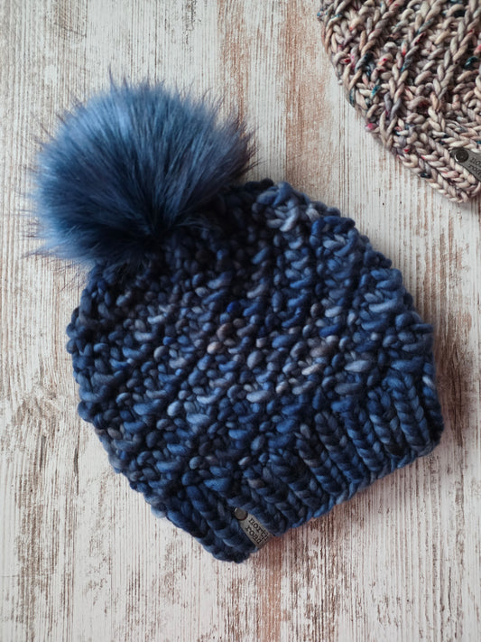 Merino Wool Pom Hat