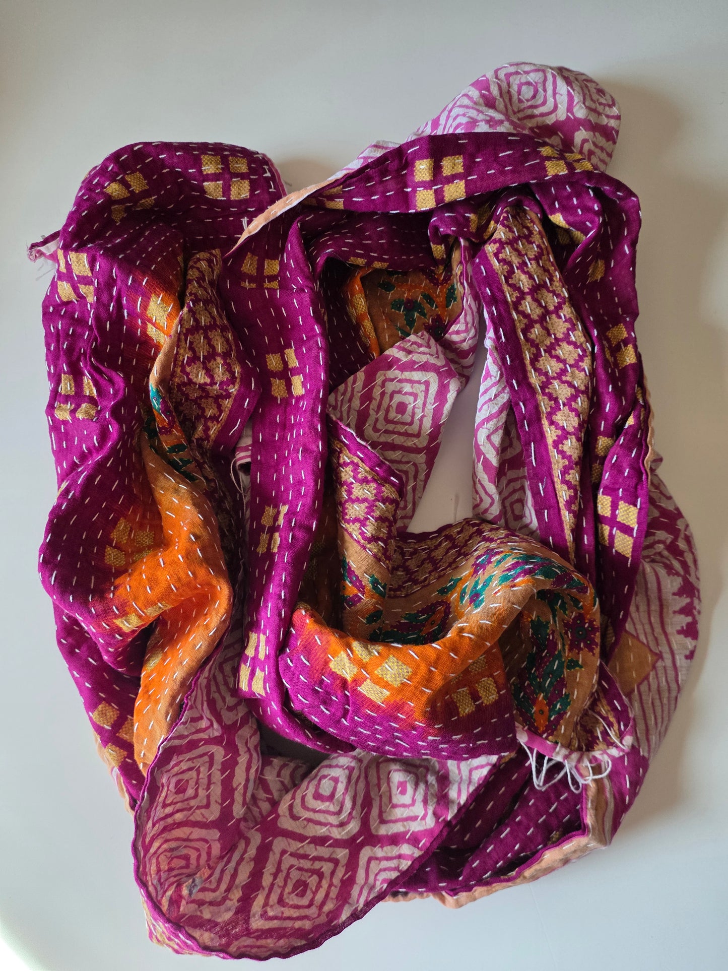 Kantha Scarf