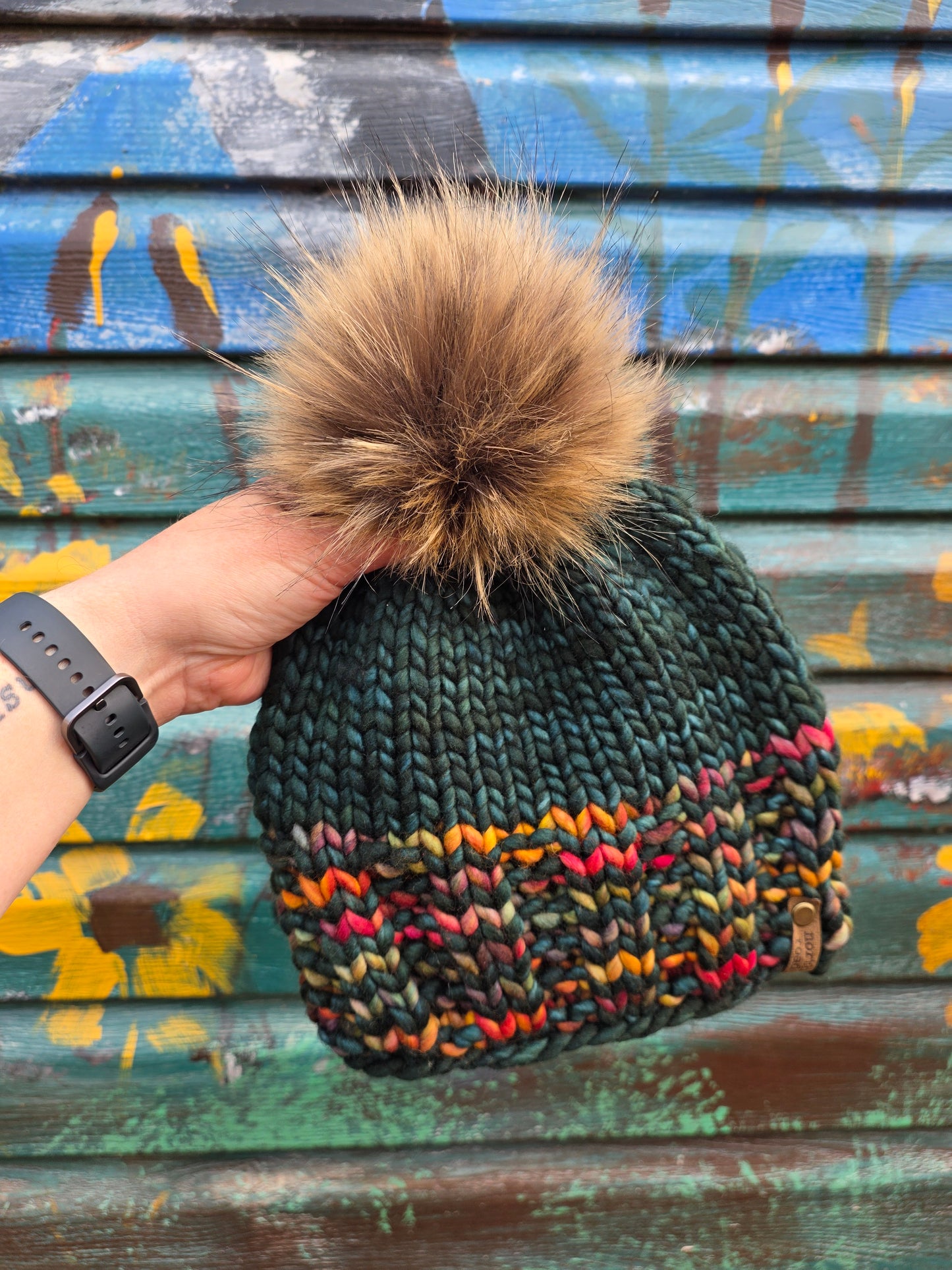 Merino Wool Pom Hat