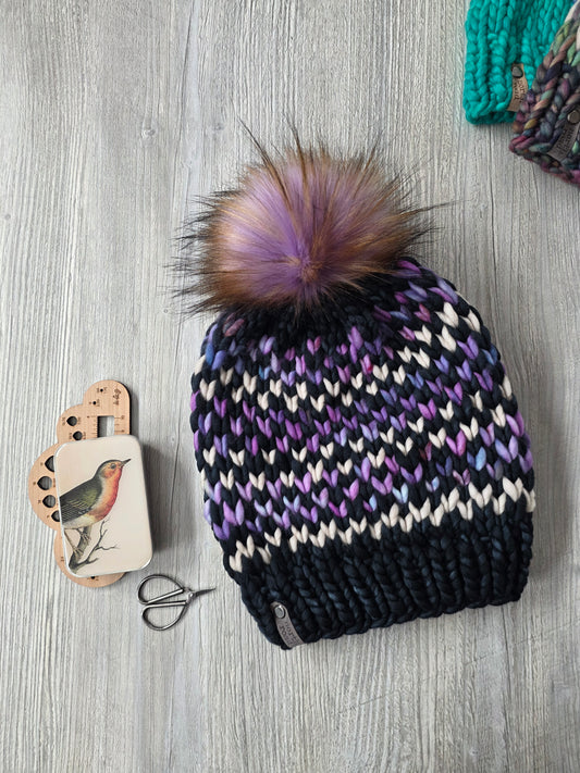 Merino Wool Pom Hat