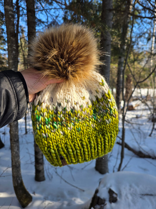 Merino Wool Pom Hat