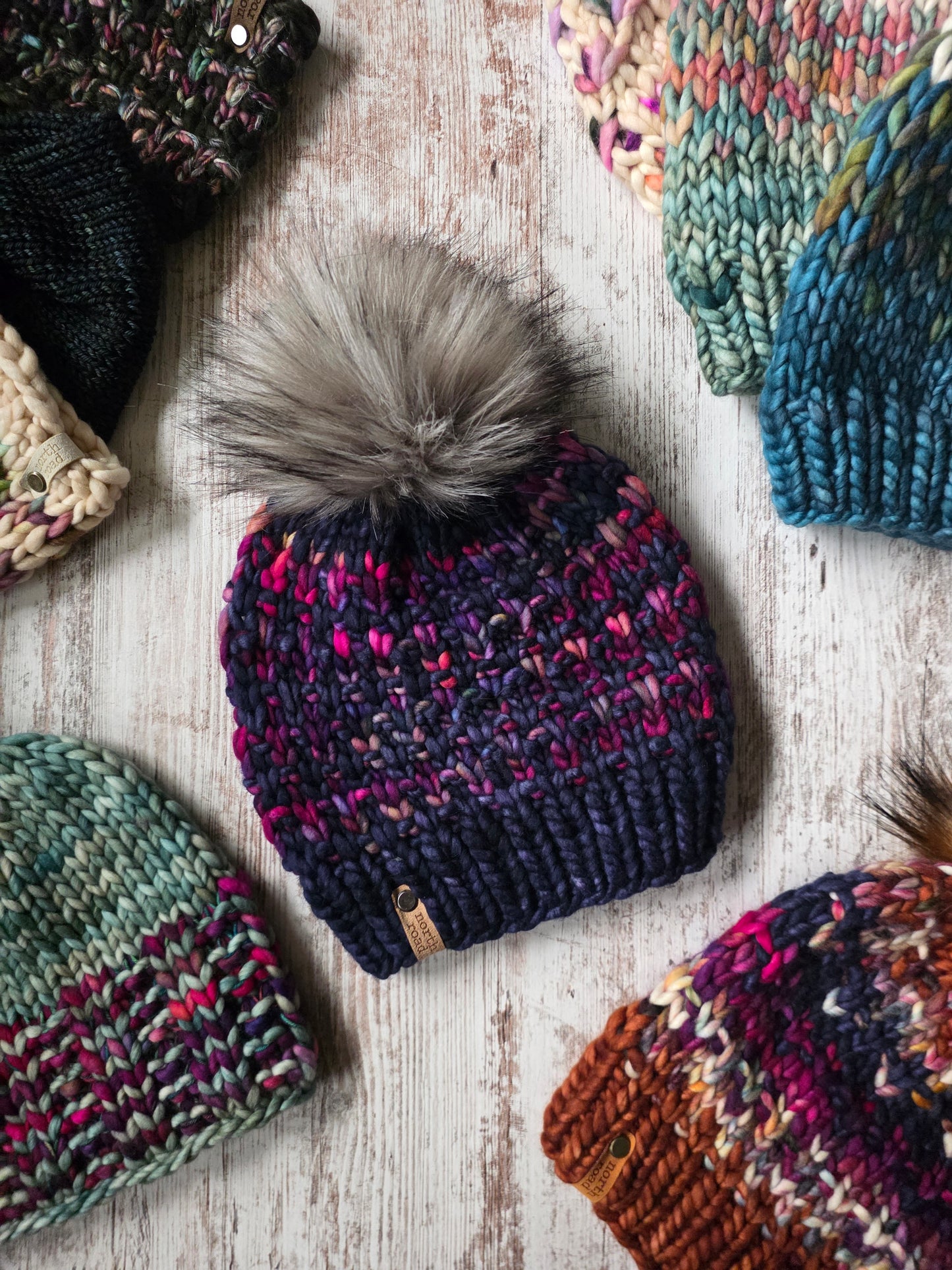 Merino Wool Pom Hat