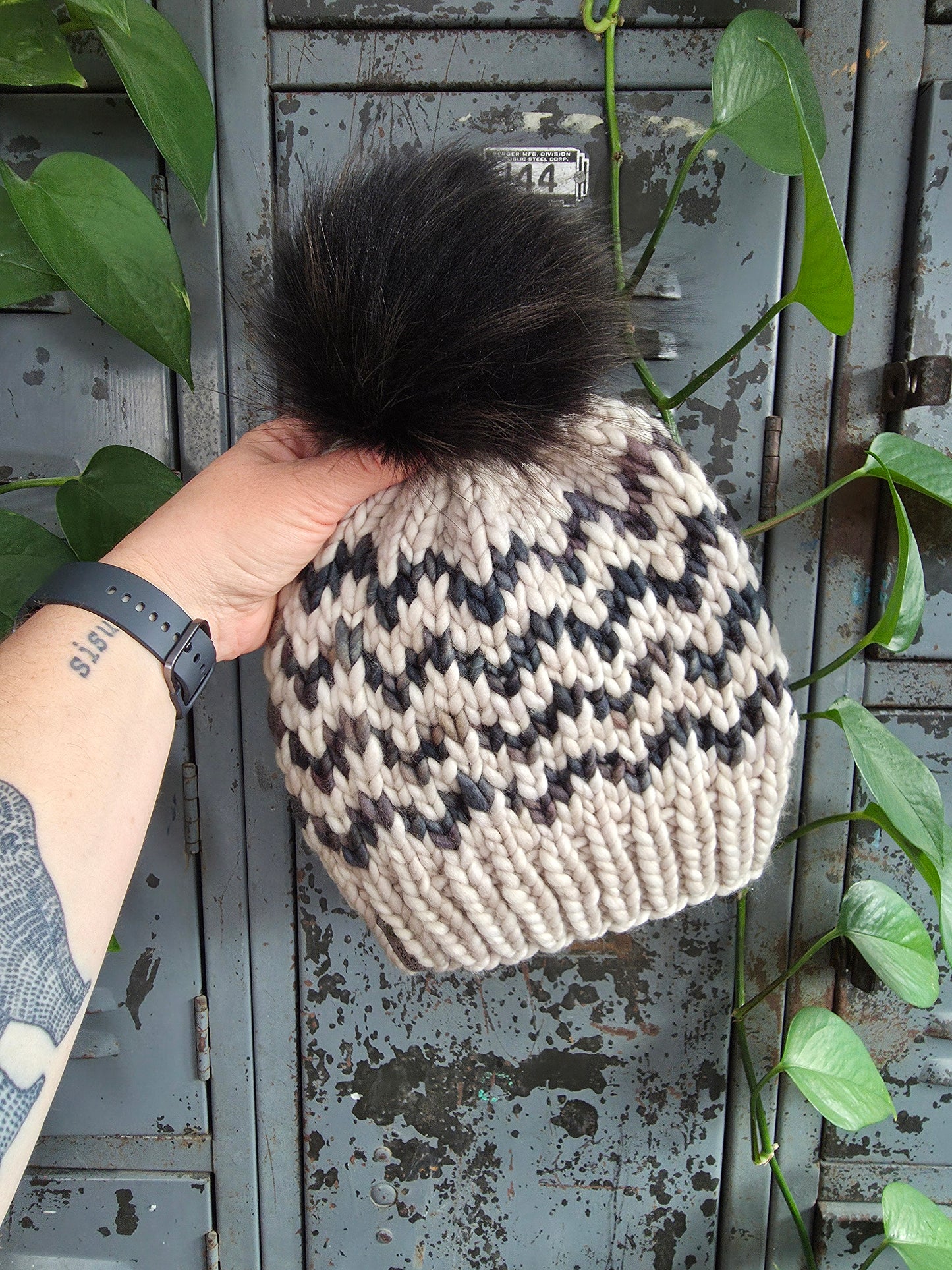 Merino Wool Pom Hat