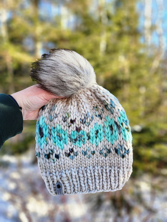 Merino Wool Pom Hat