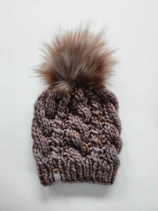 Merino Wool Pom Hat