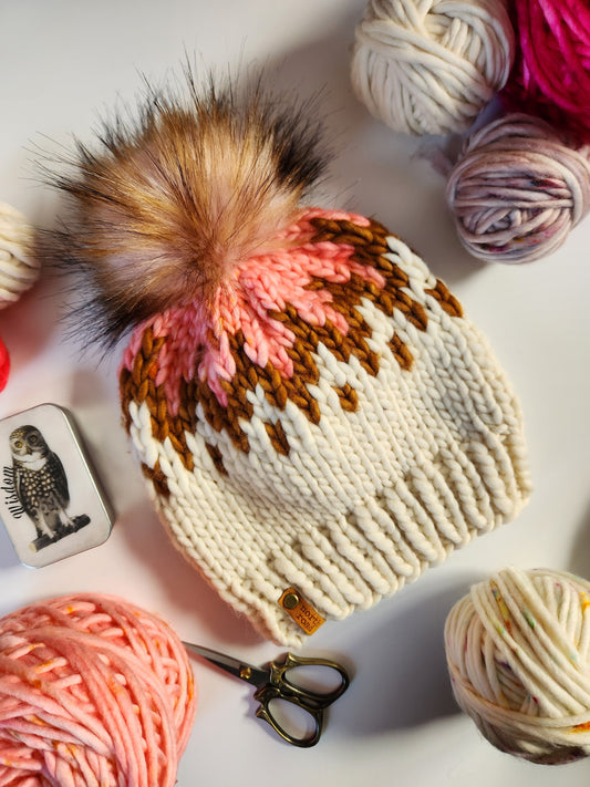 Merino Wool Pom Hat