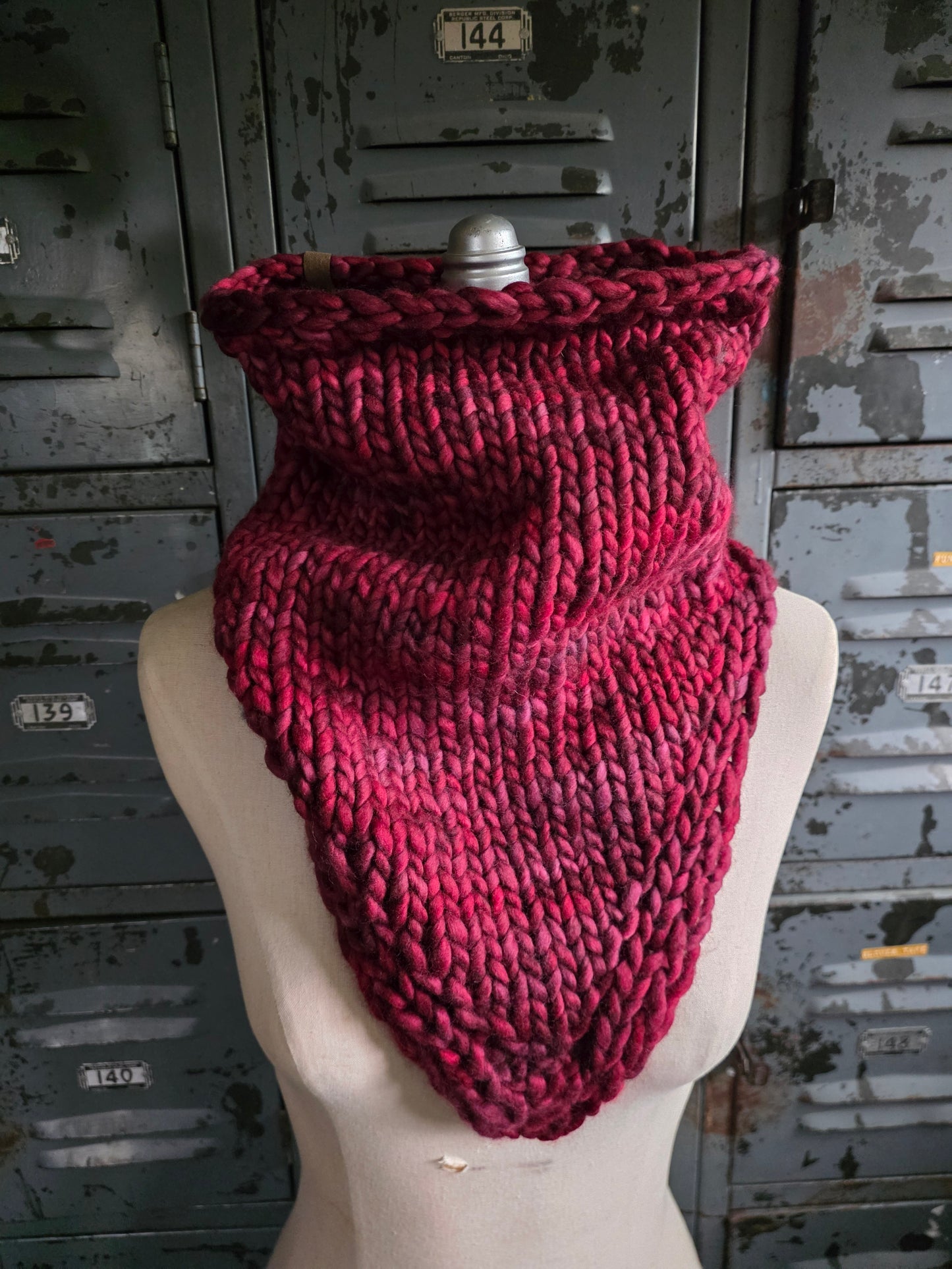 Merino Wool Bandana Cowl