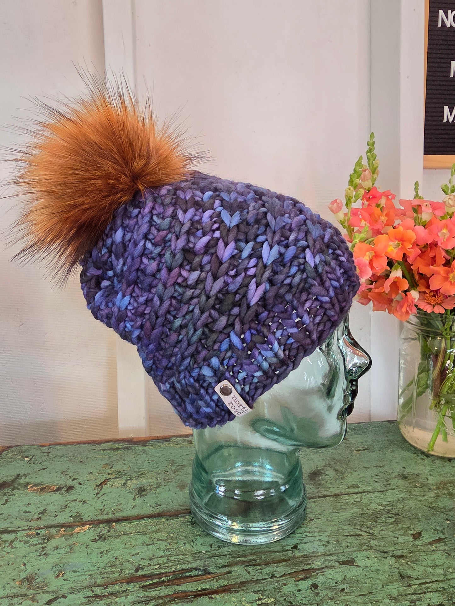 Merino Wool Pom Hat