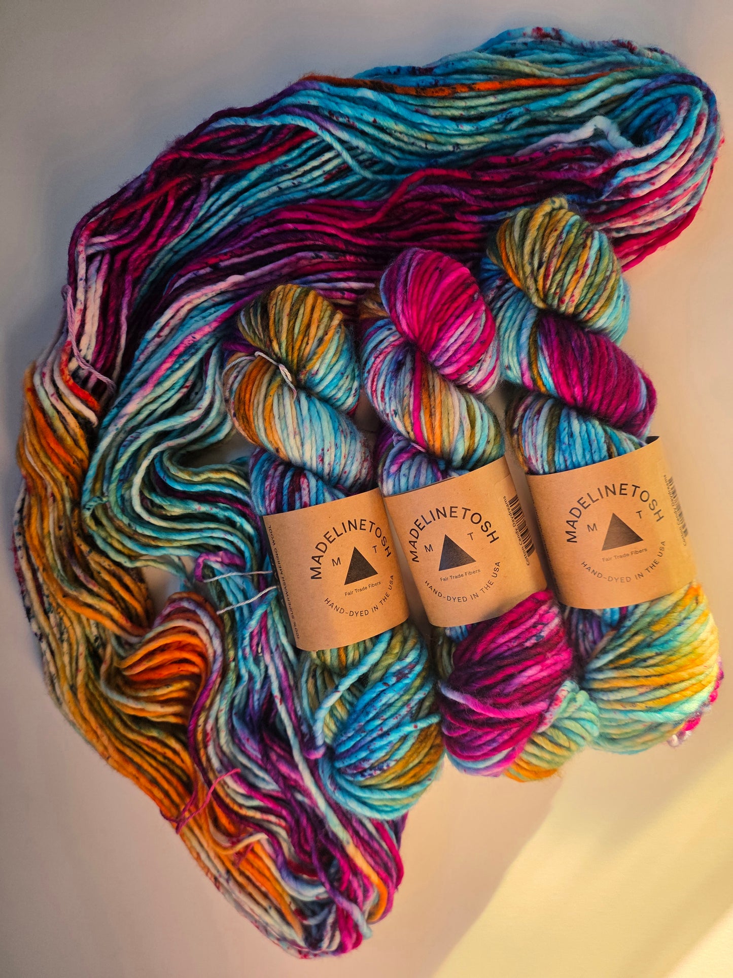 Madelinetosh Yarn | A.S.A.P. | Cotton Candy Daydreams