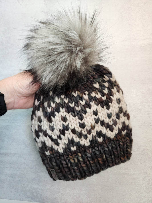 Merino Wool Pom Hat