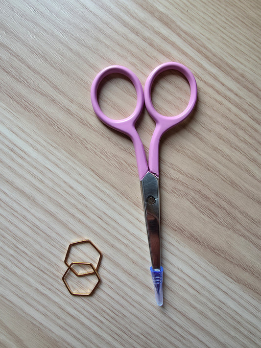 Small Sewing Scissors, Cross Stitch, Pink Lilac