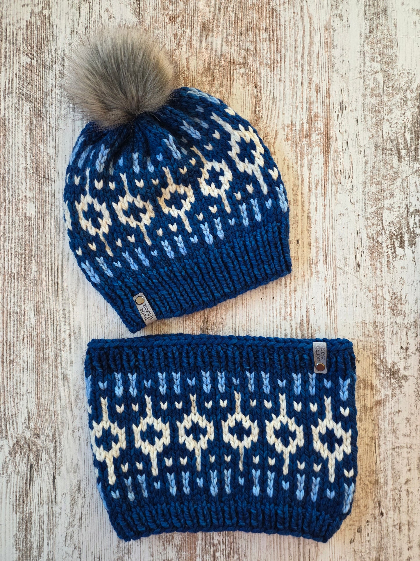 Merino Wool Hat and Cowl Set