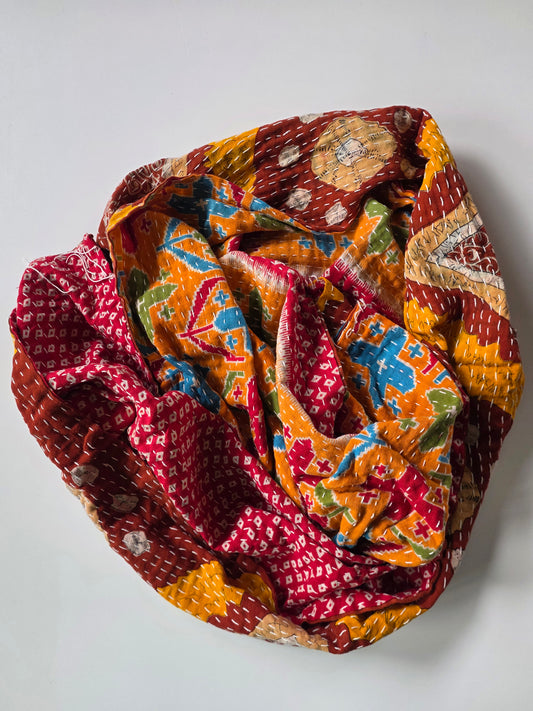 Kantha Scarf