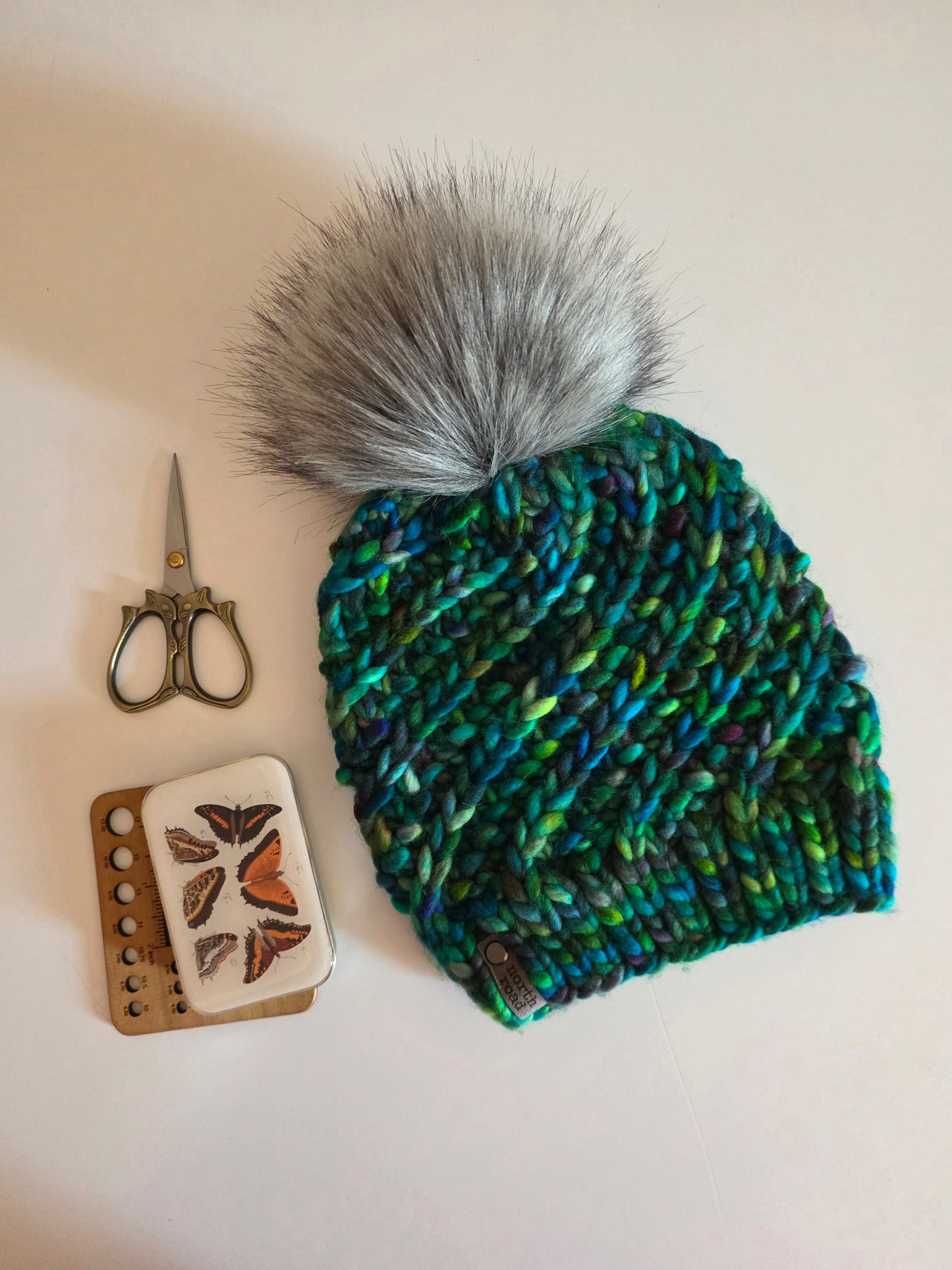 Merino Wool Pom Hat