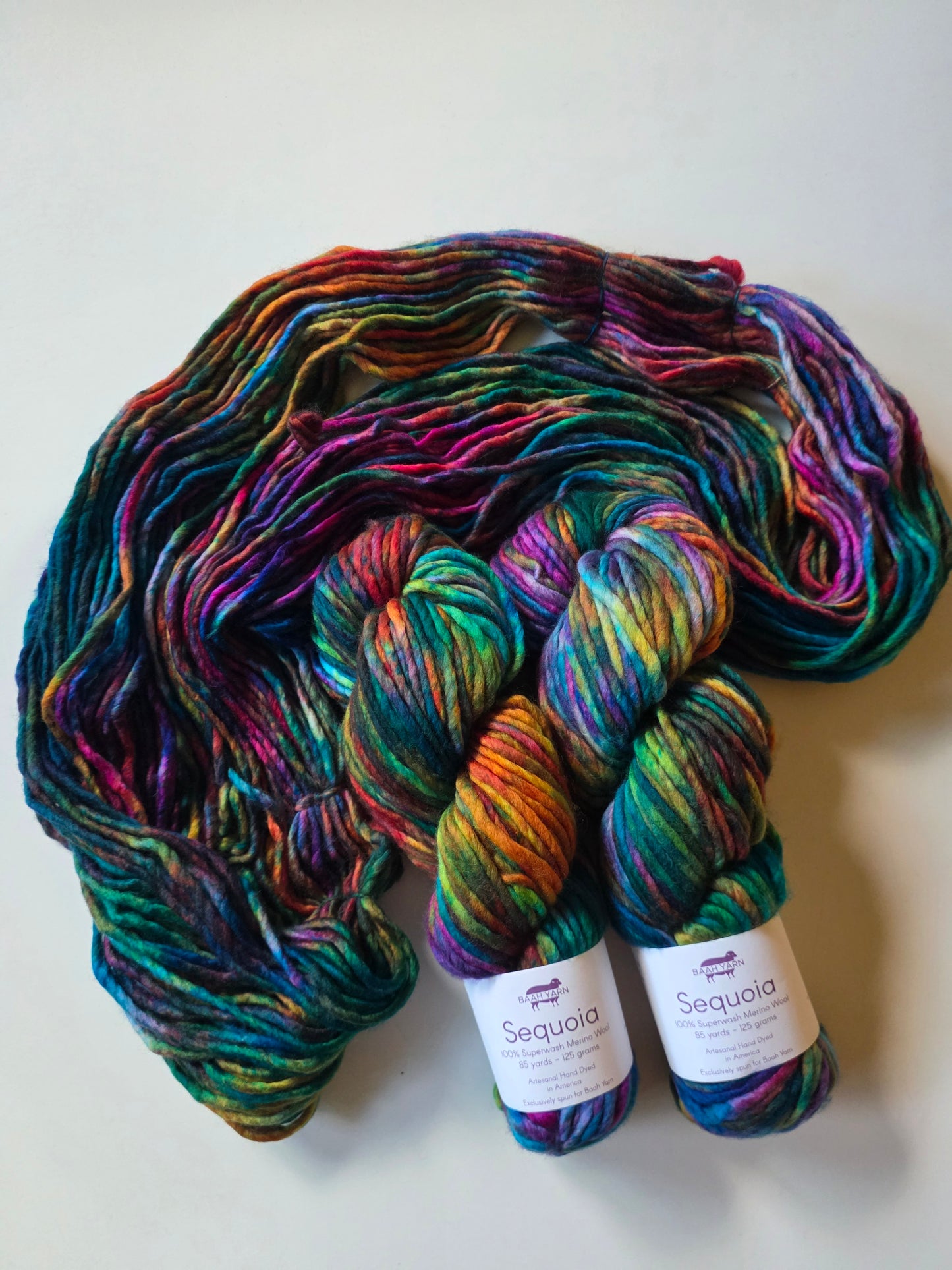 Exclusive Baah Yarn | Sequoia | Lights Over Lake Superior