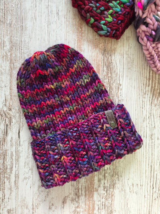 Merino Wool Maple Hill Bulky Folded Brim Hat