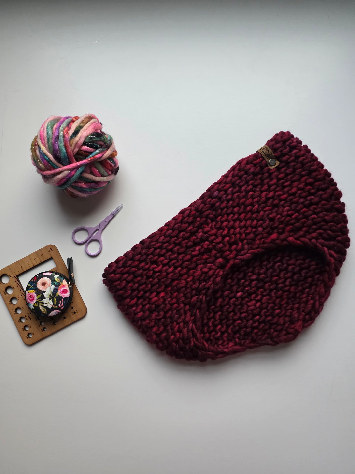 Merino Wool Bandana Cowl