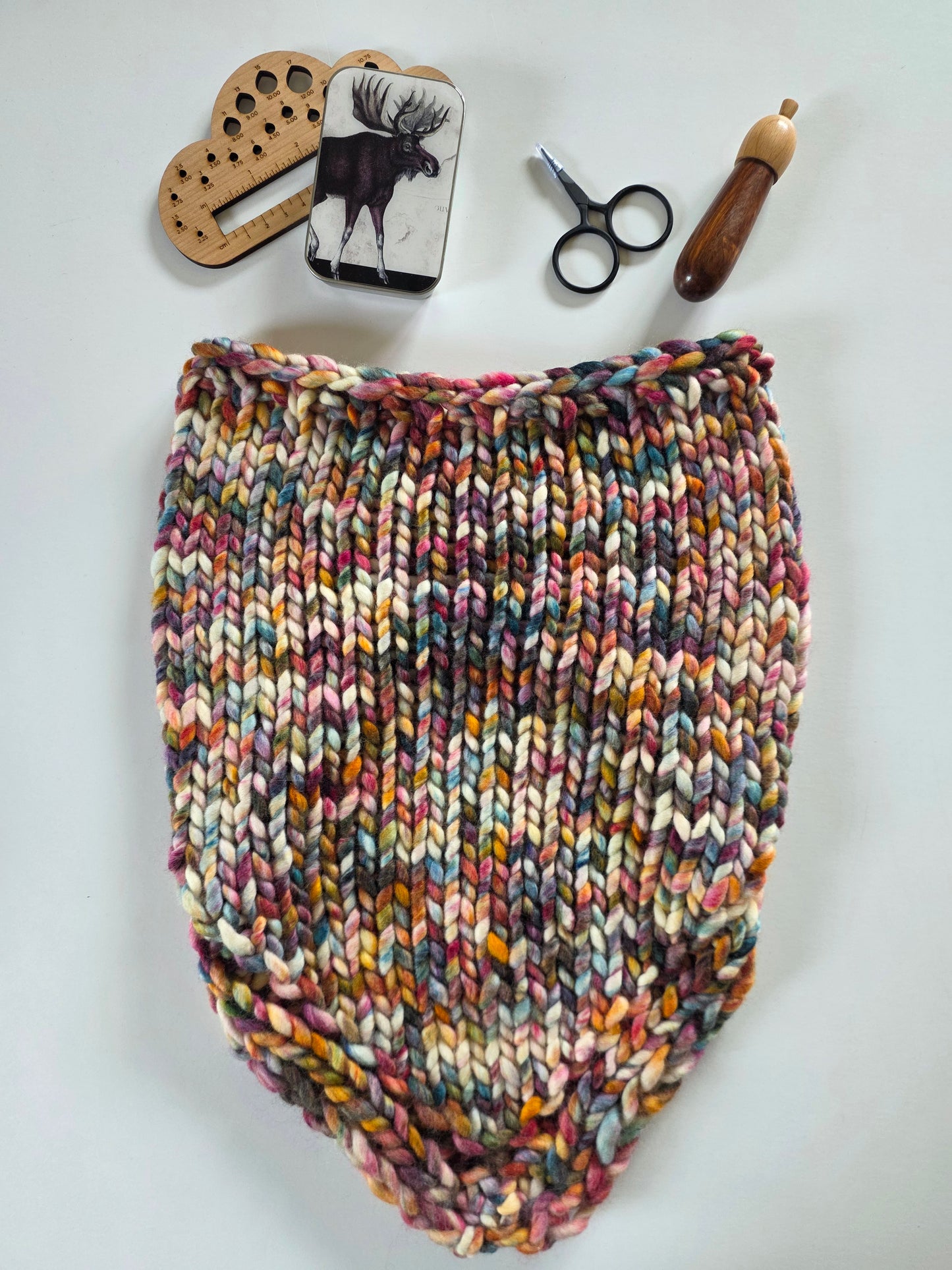 Merino Wool Bandana Cowl