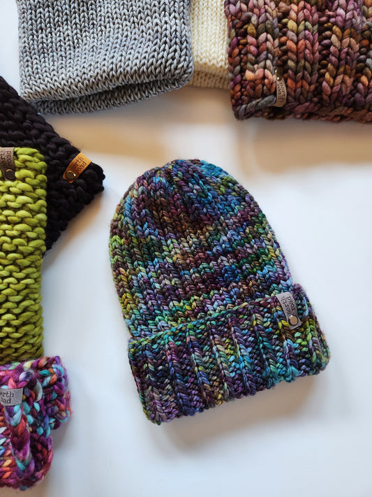 Merino Wool Maple Hill Bulky Folded Brim Hat