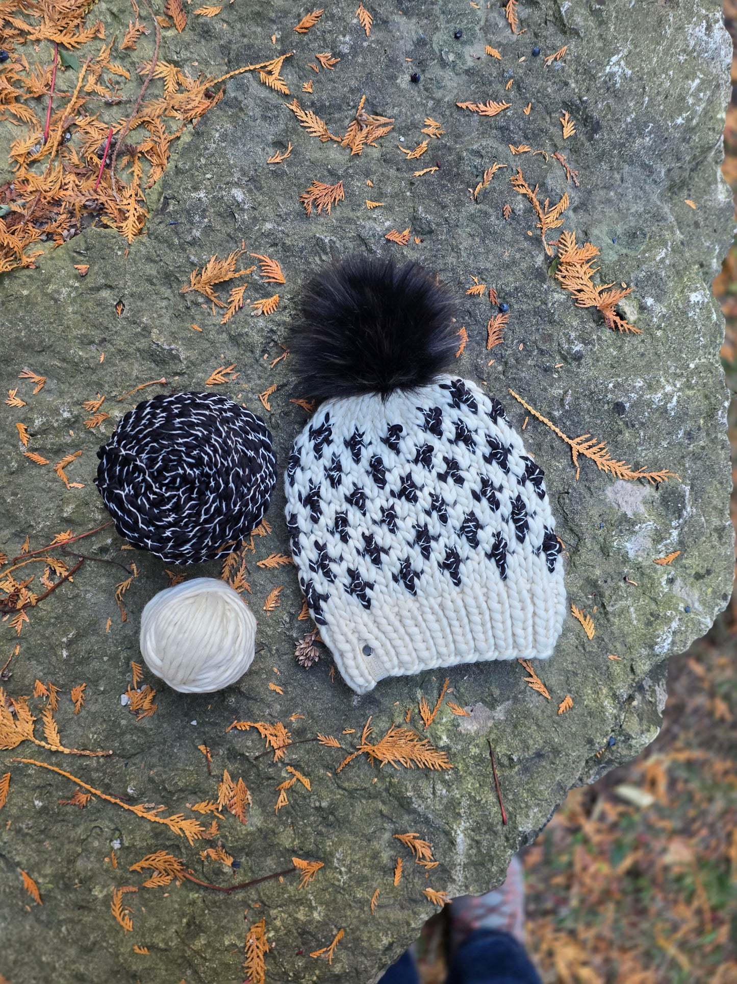 Merino Wool Pom Hat