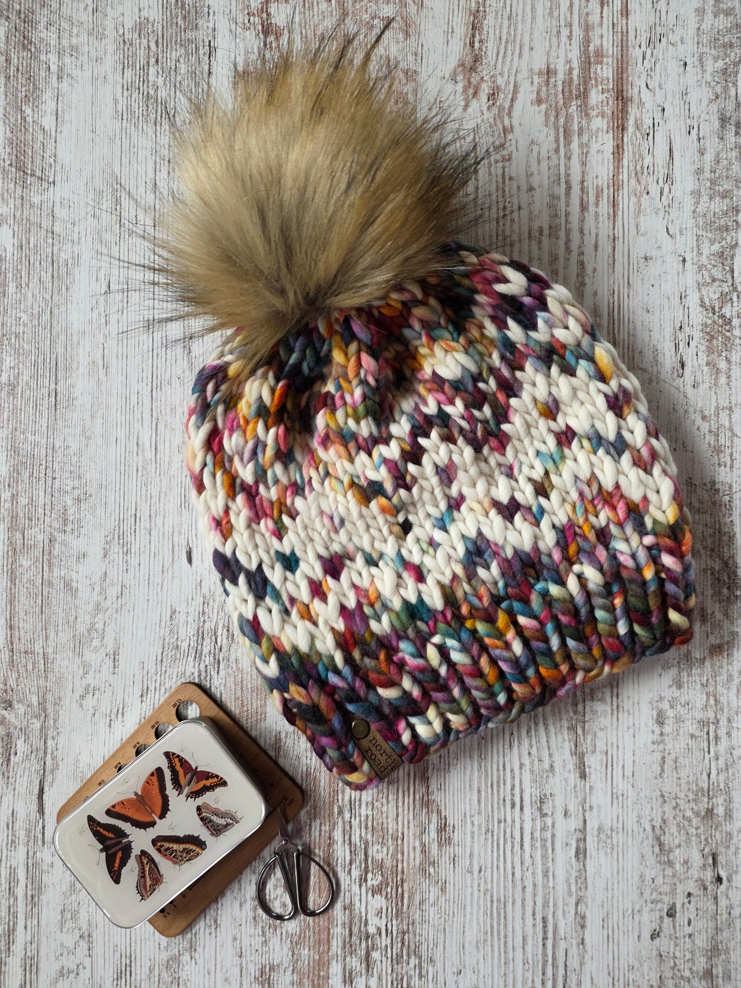 Merino Wool Pom Hat