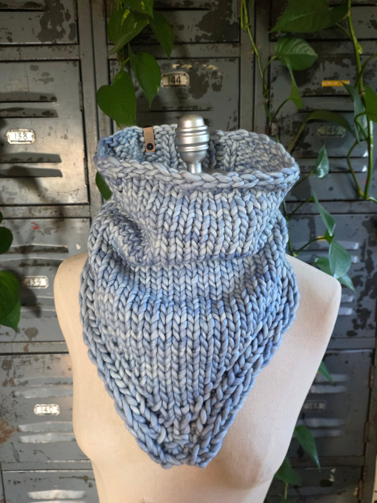 Merino Wool Bandana Cowl