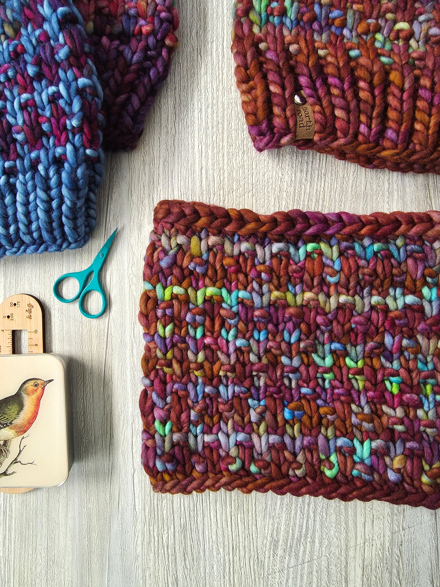 Merino Wool Hat and Cowl Set