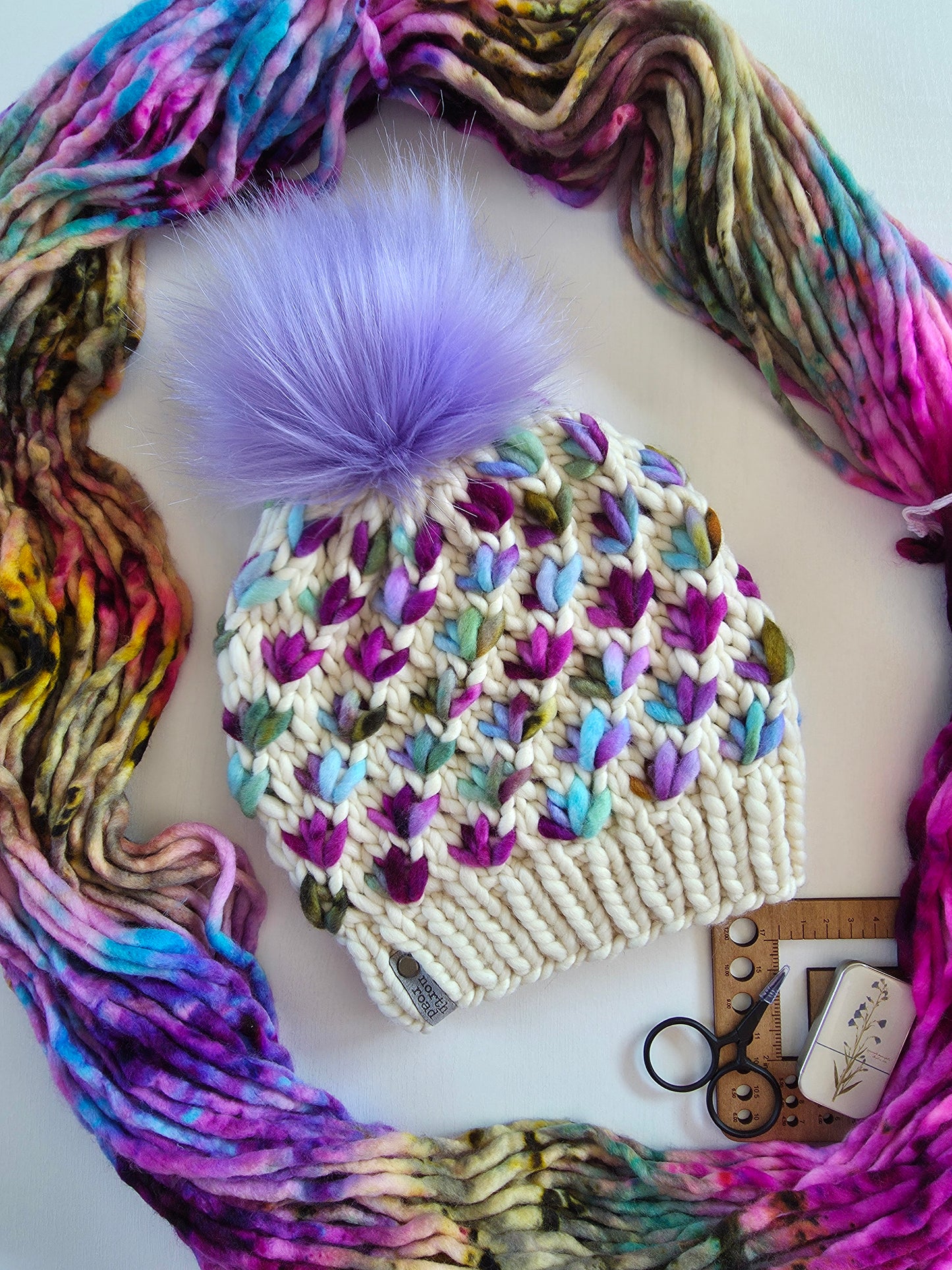 Merino Wool Pom Hat