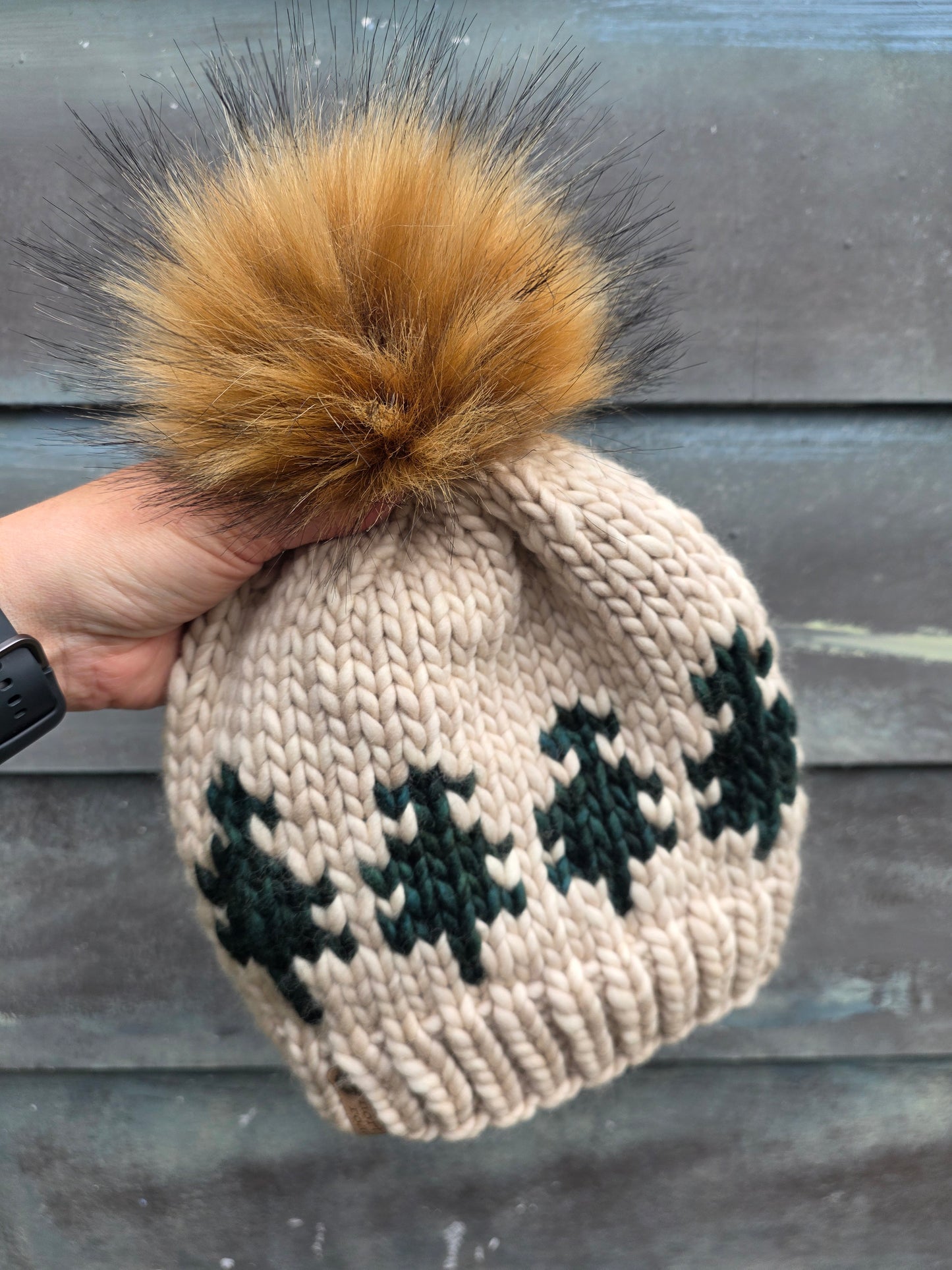 Merino Wool Pom Hat