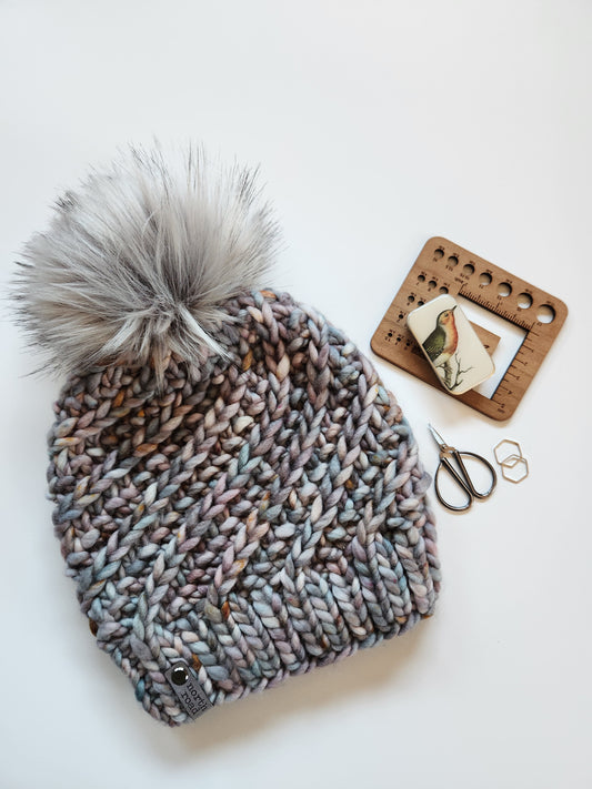 Merino Wool Pom Hat