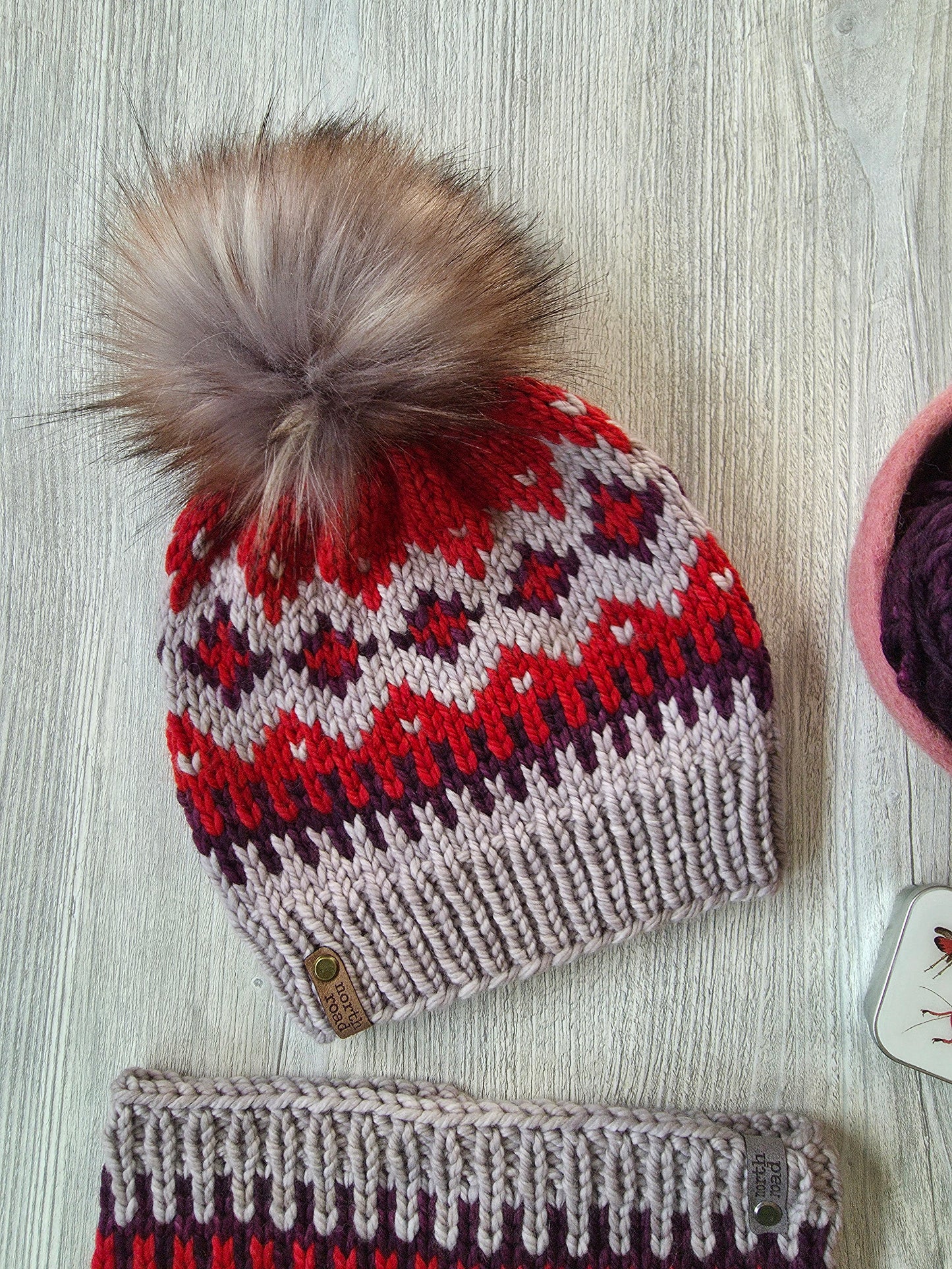 Merino Wool Hat and Cowl Set