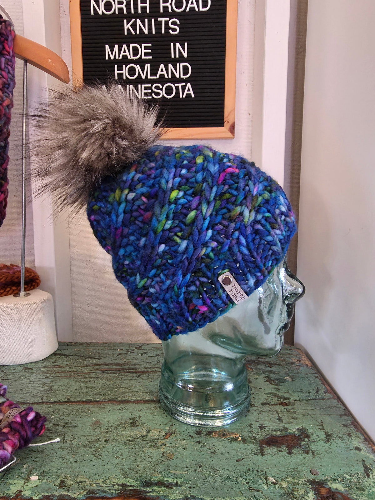 Merino Wool Pom Hat