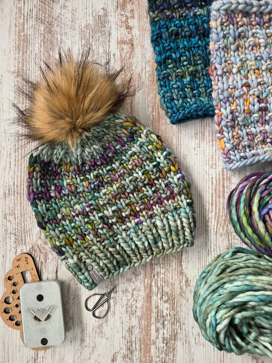 Merino Wool Pom Hat