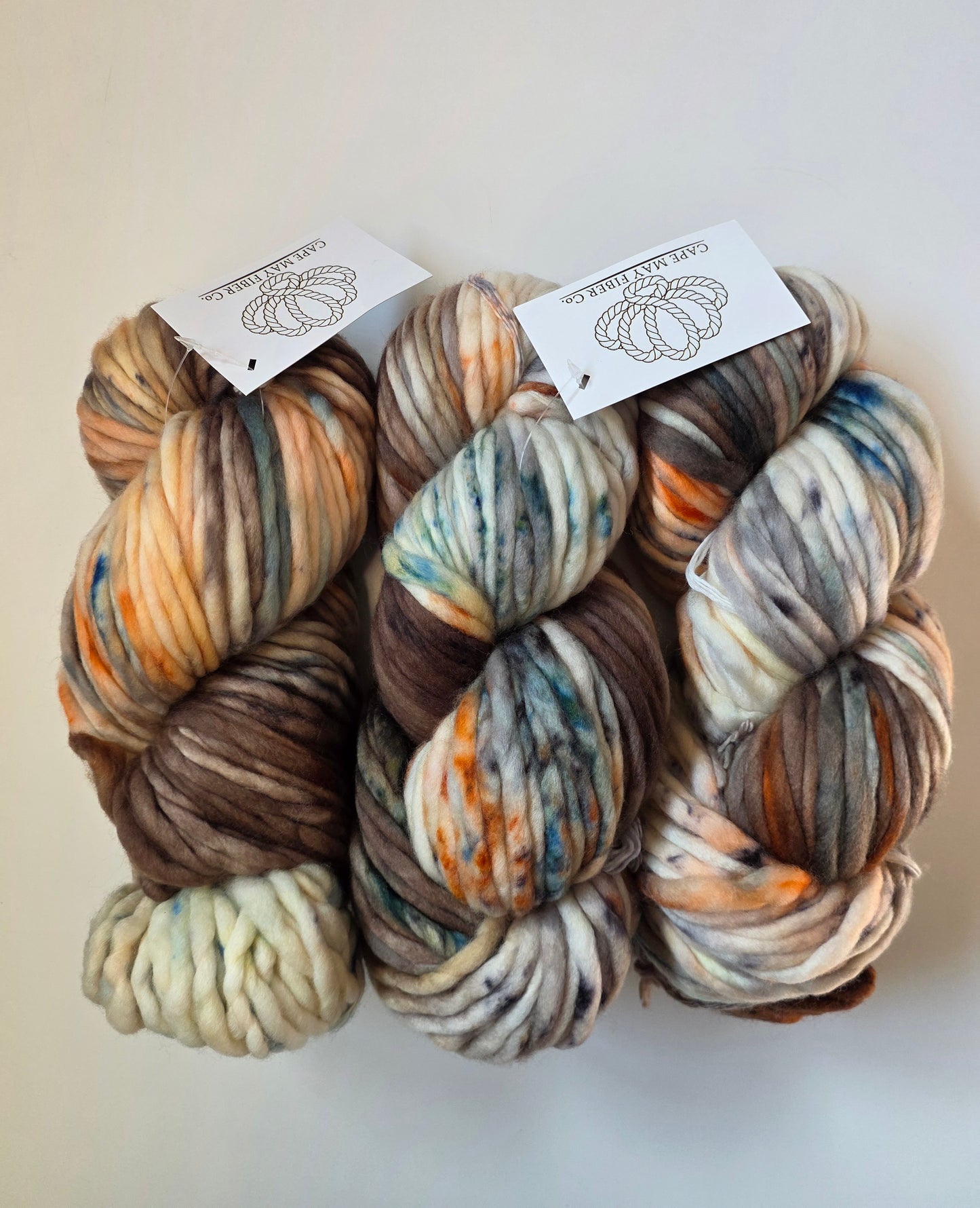 Cape May Fiber | Super Bulky Superwash | Pumpkin Latte