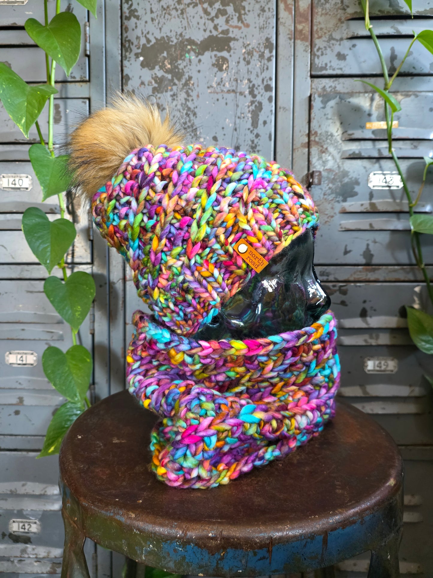 Merino Wool Hat and Cowl Set