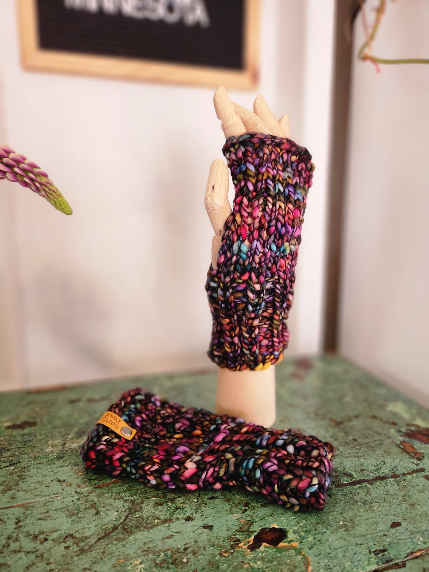 Simple Fingerless Mittens Knitting Pattern