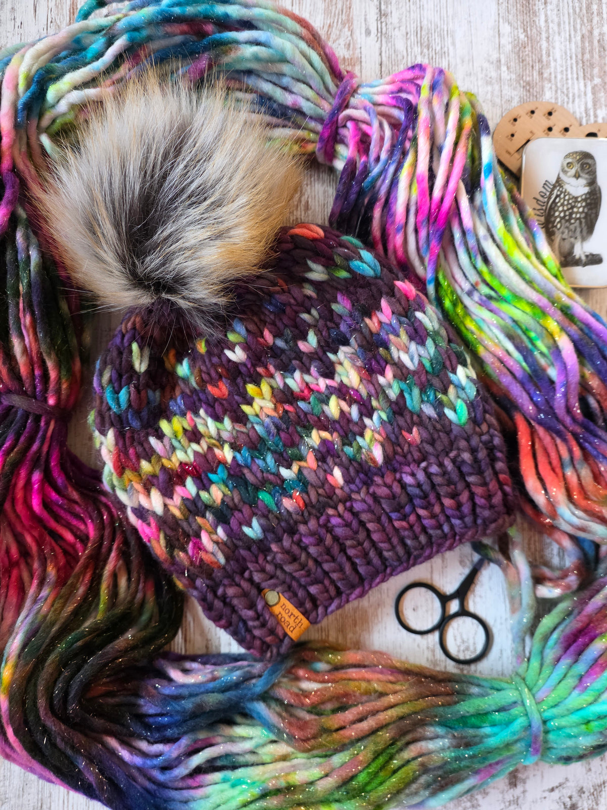 Merino Wool Pom Hat