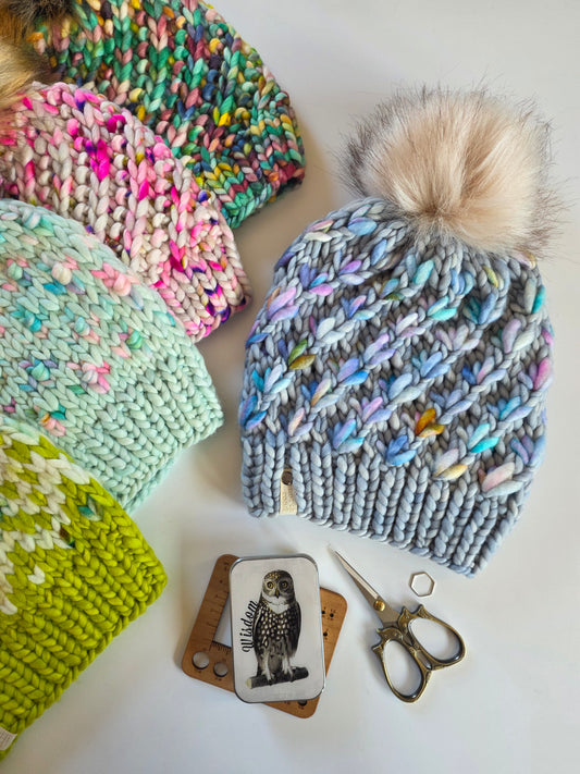 Merino Wool Pom Hat
