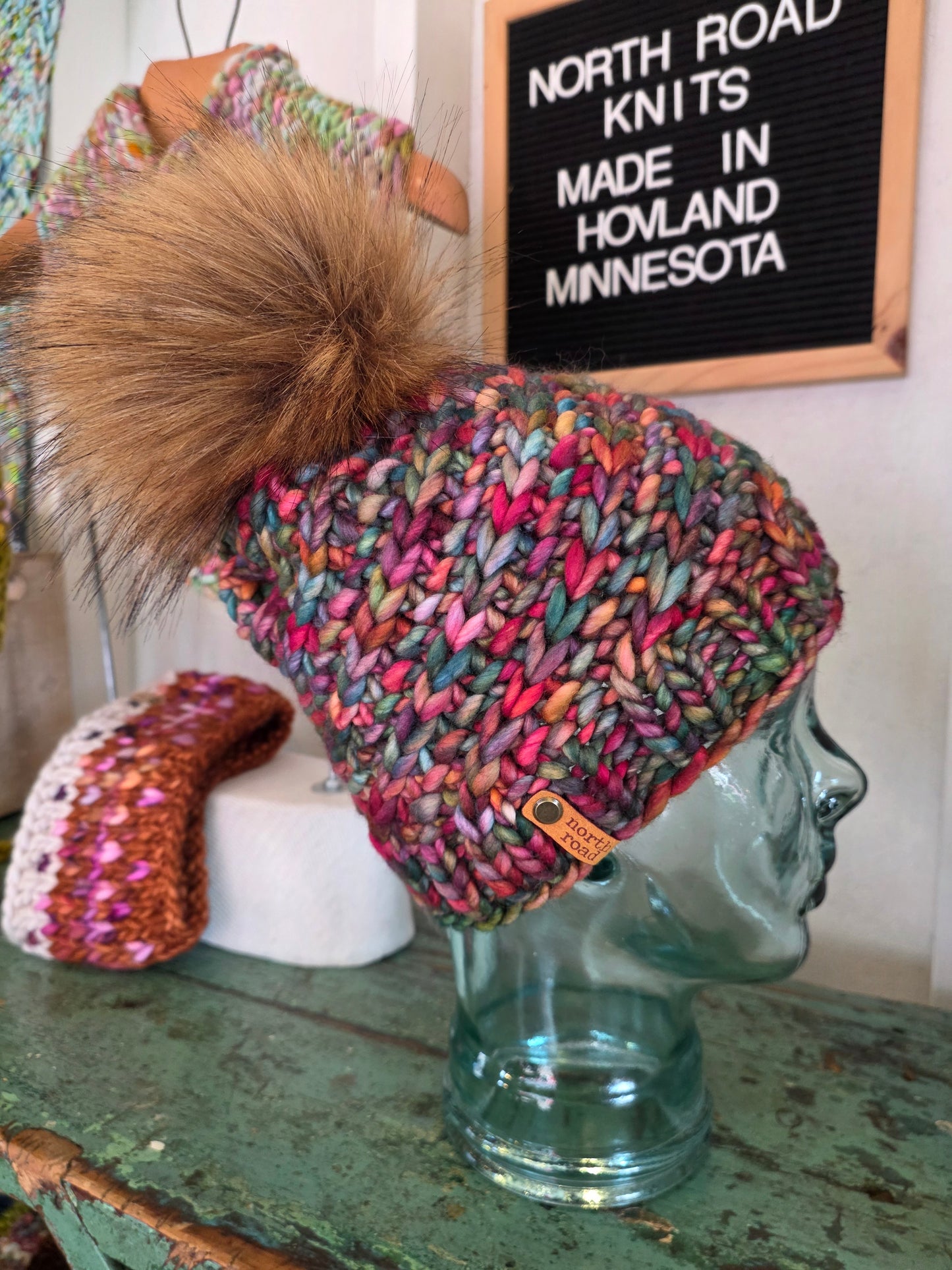 Merino Wool Pom Hat