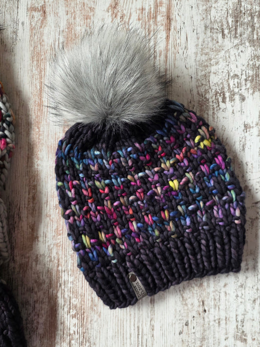 Merino Wool Pom Hat