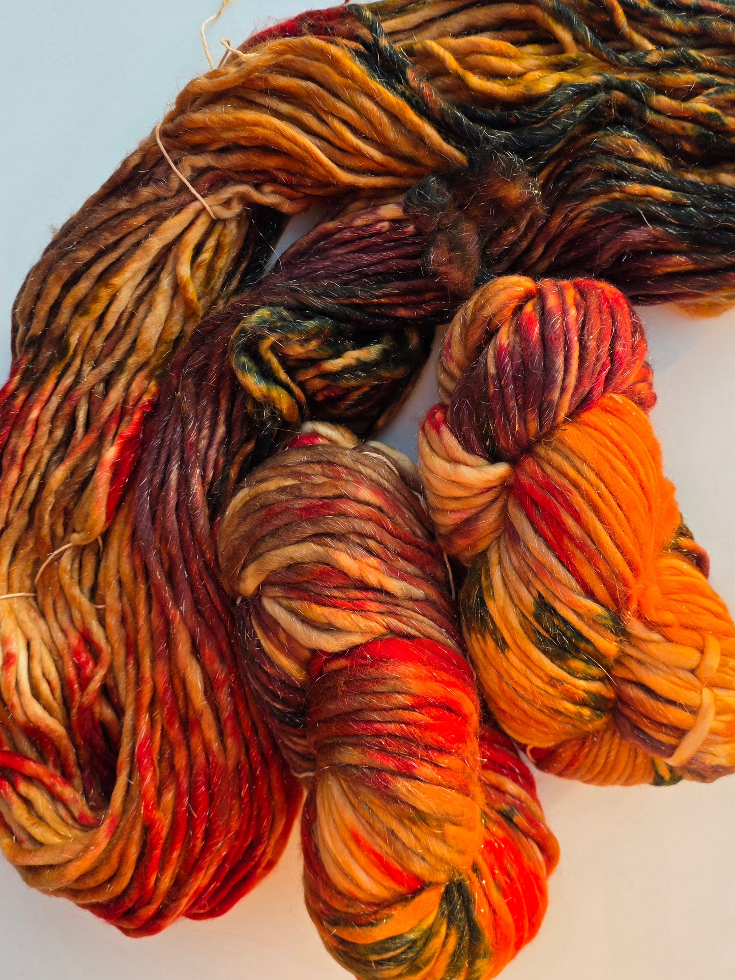 Cape May Fiber | Super Bulky Superwash Sparkle | Rooibos
