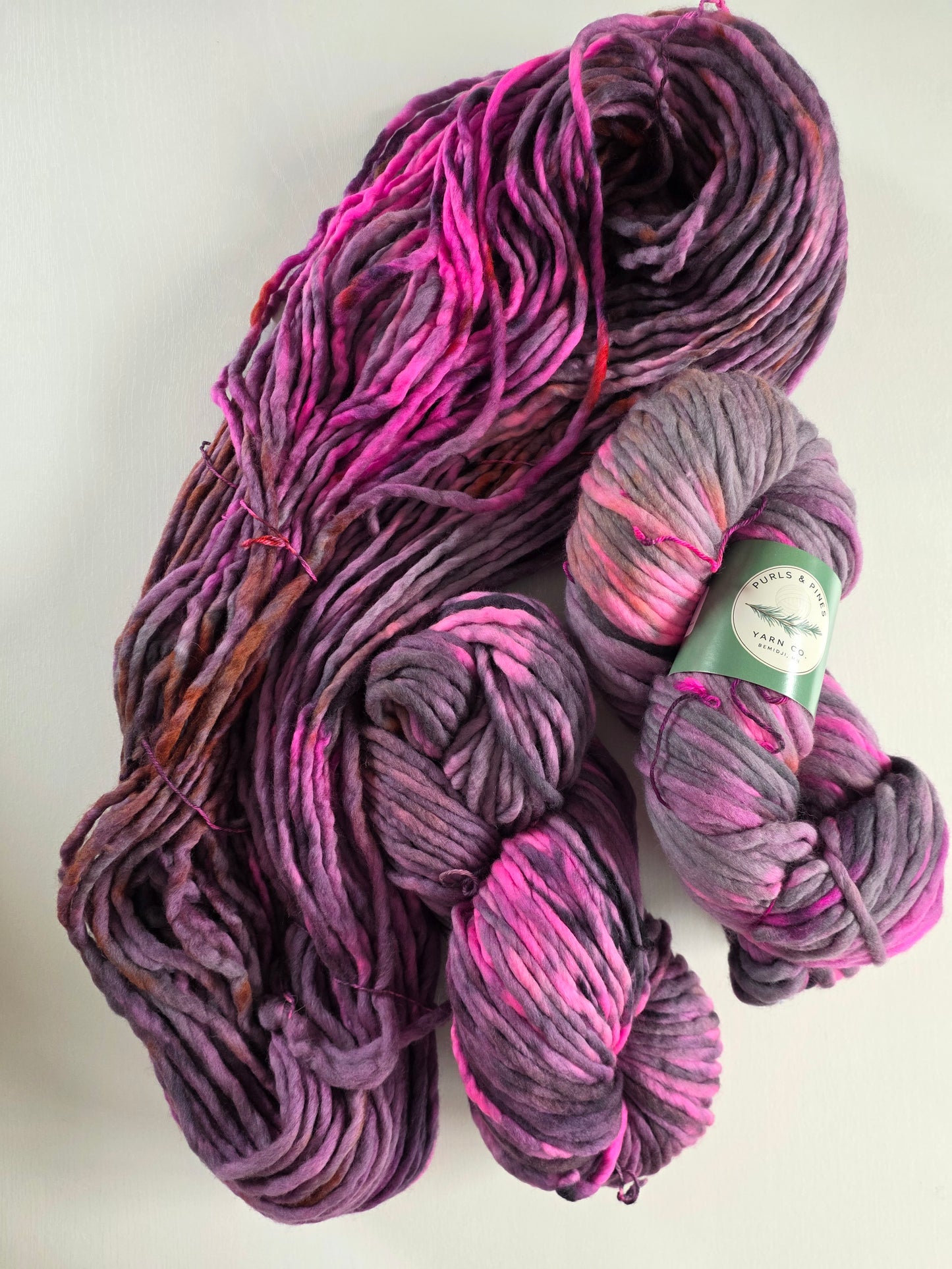 Purls & Pines | Super Bulky | Black Raspberry