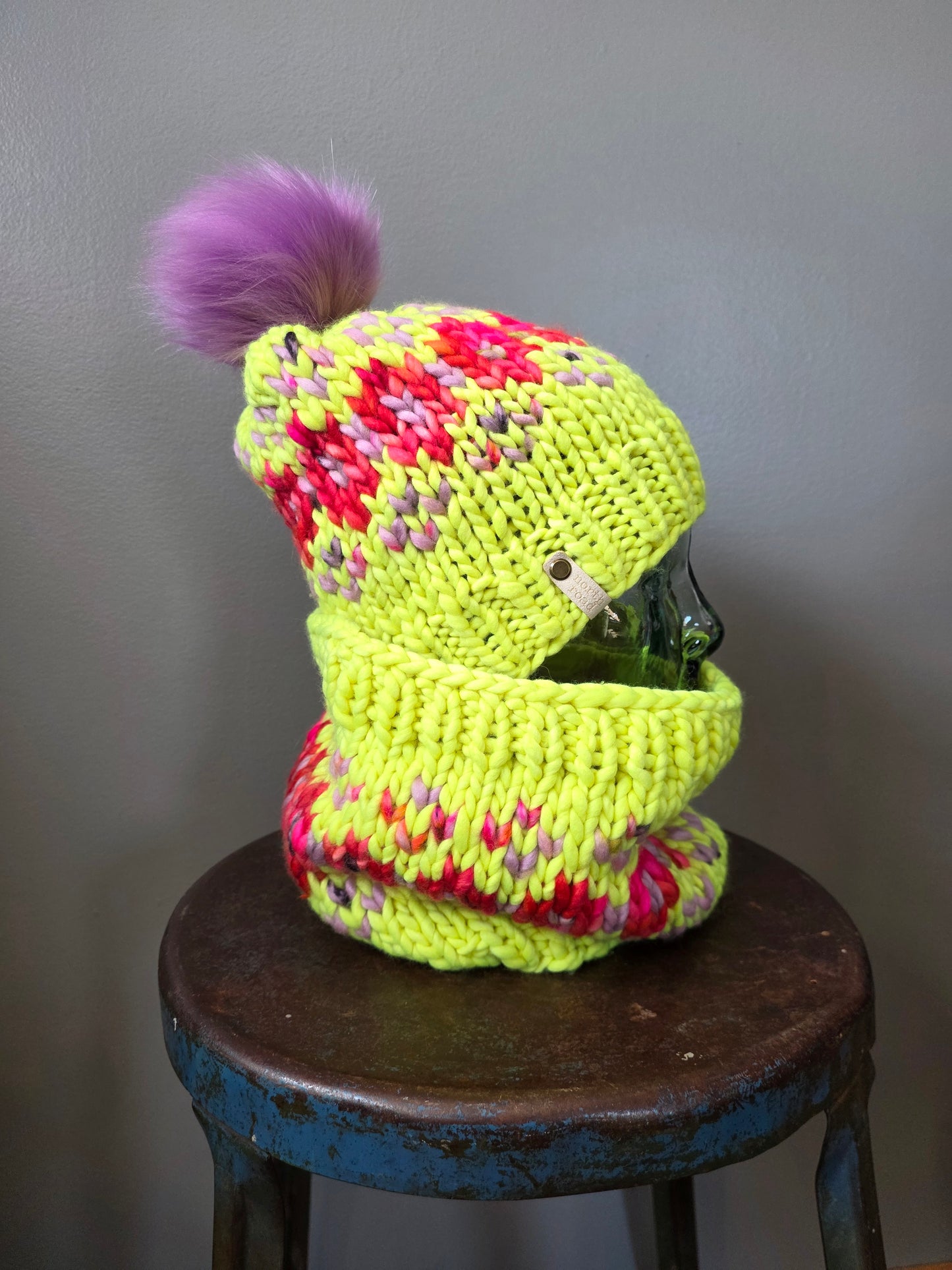 Merino Wool Hat and Cowl Set